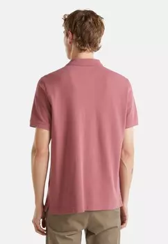 Рубашка поло WITH LOGO PATCH ON LEFT BREAST REGULAR FIT United Colors of Benetton, сиреневый