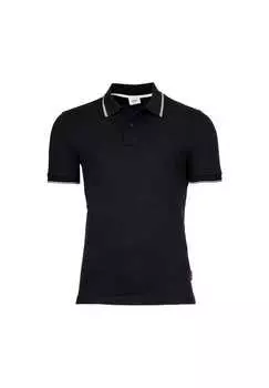 Рубашка поло - воротник поло agnello с полосками из хлопковой смеси Joop! Jeans, черный