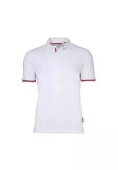 Рубашка поло - воротник поло amare с полосками из хлопковой смеси Joop! Jeans, белый