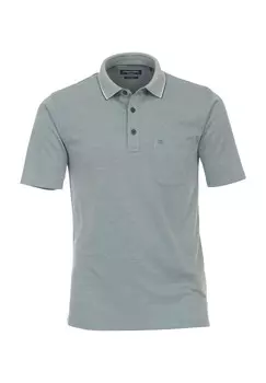 Рубашка-поло, вышивка логотипа, нагрудный карман, мужская CASAMODA, цвет Tuerkis