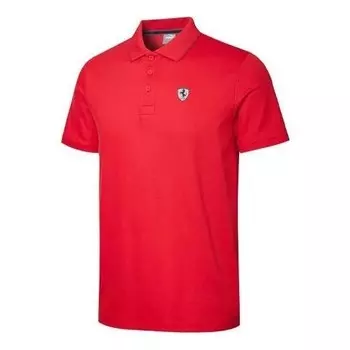 Рубашка поло x ferrari polo shirt 'red' Puma, красный