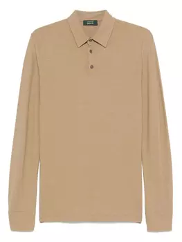 Рубашка поло Zanone, коричневый