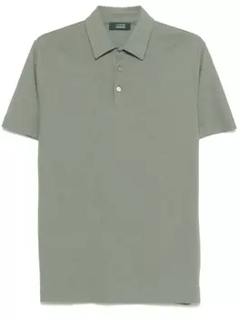 Рубашка поло Zanone, зеленый