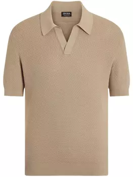 Рубашка поло Zegna, нейтральный