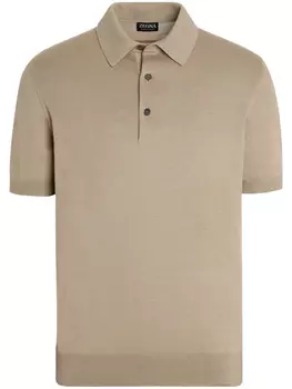 Рубашка поло Zegna, нейтральный