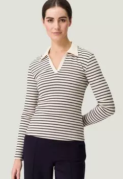 Рубашка-поло zero, цвет creamdark blue