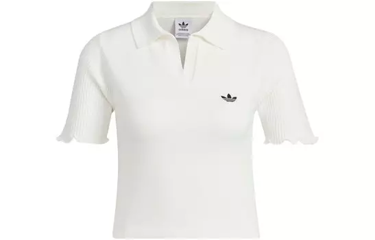 Рубашка поло женская белая Adidas Originals