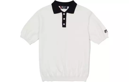 Рубашка поло женская белая Fila