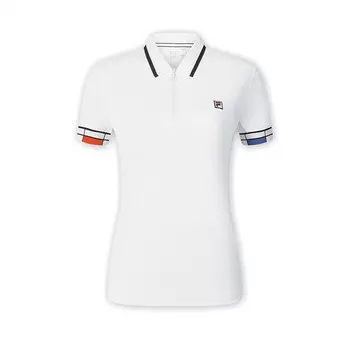 Рубашка поло женская белая Fila