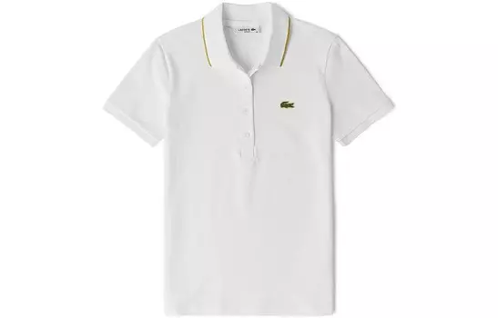 Рубашка поло женская белая Lacoste