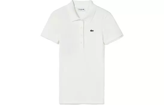 Рубашка поло женская белая Lacoste
