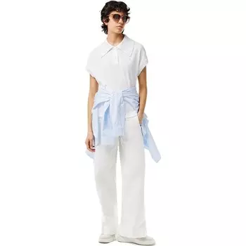 Рубашка поло женская белая Lacoste