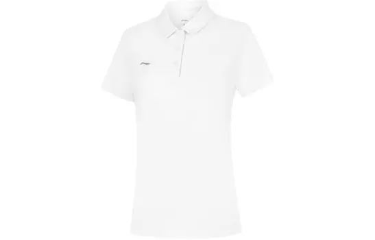 Рубашка поло женская белая Lining