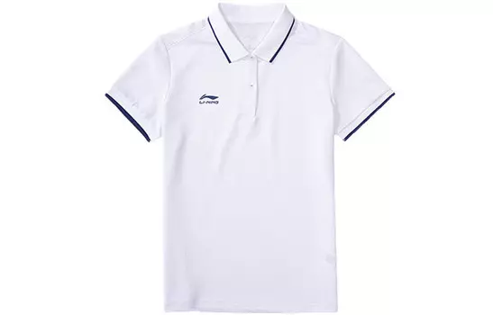 Рубашка поло женская белая Lining