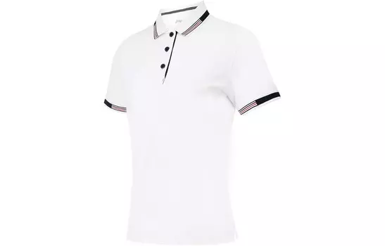 Рубашка поло женская белая Lining