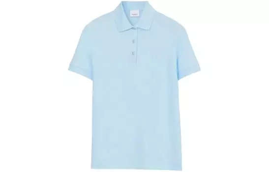 Рубашка-поло женская Burberry, светло-голубой