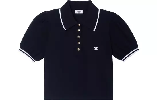 Рубашка-поло женская Celine, черный