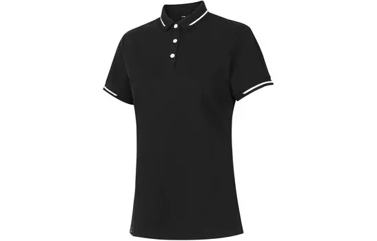 Рубашка поло женская черная Lining