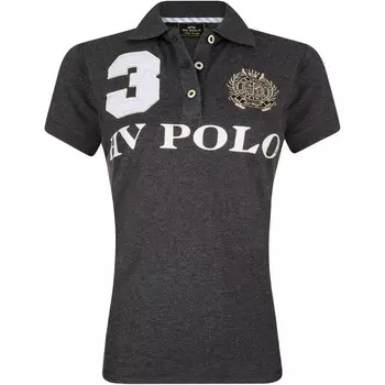 Рубашка-поло женская Favorititas EQ серая меланж HV POLO, цвет grau