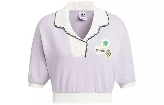 Рубашка поло женская фиолетовая Adidas Originals