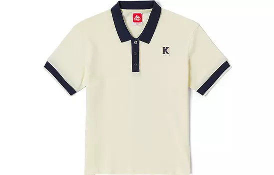 Рубашка-поло женская Kappa, Cream Green-3004