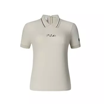 Рубашка поло женская кремовая Fila