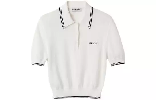 Рубашка поло женская Miu Miu, белый