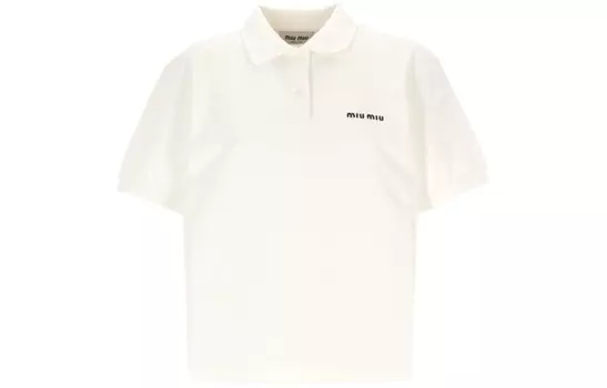 Рубашка поло женская Miu Miu, белый