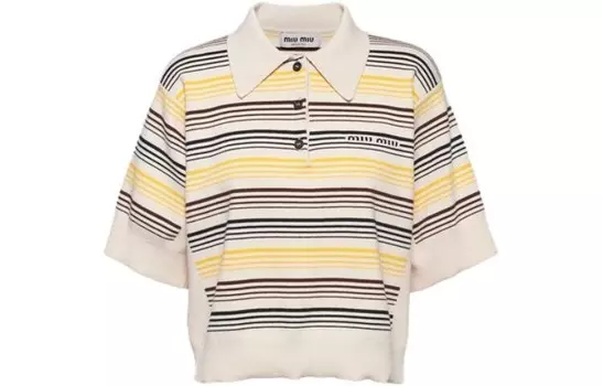 Рубашка поло женская Miu Miu, мультиколор