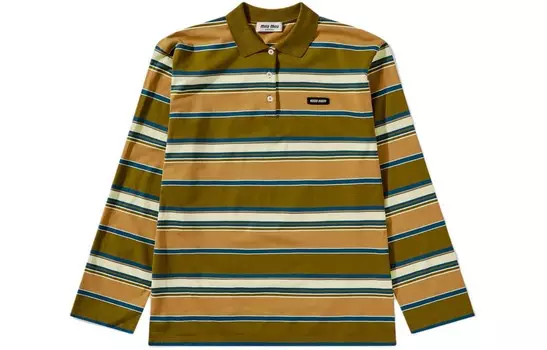 Рубашка поло женская Miu Miu, зеленый