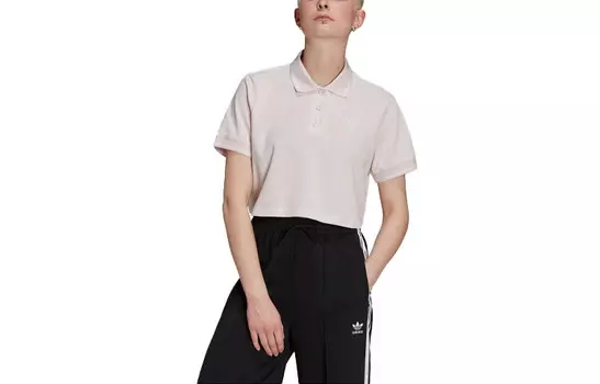 Рубашка поло женская Pearl Crystal Violet Adidas Originals