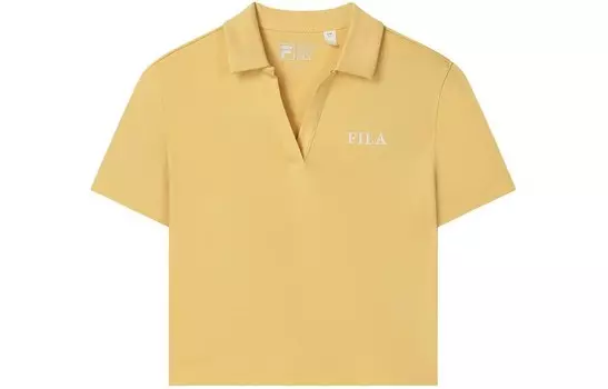 Рубашка поло женская пшеничная Lang Huang Fila