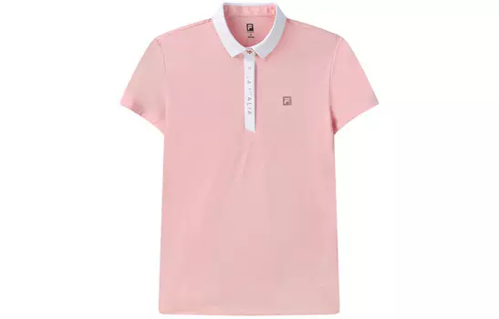 Рубашка поло женская розовая Fila