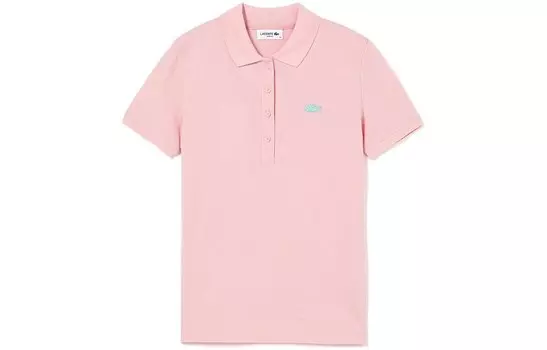Рубашка поло женская розовая Lacoste