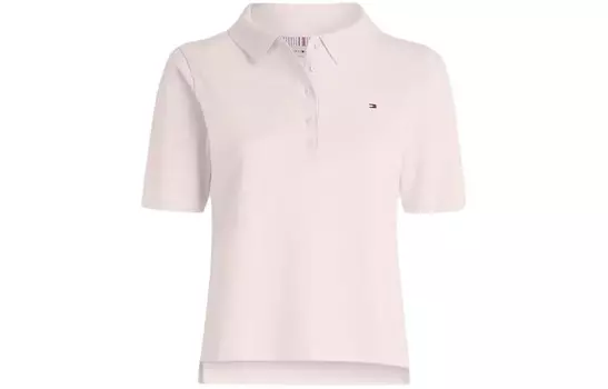 Рубашка поло женская розовая Tommy Hilfiger