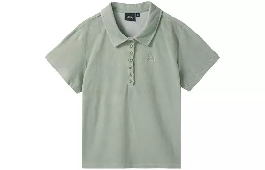 Рубашка поло женская серая Stussy