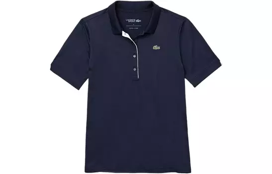 Рубашка поло женская темно-синяя Lacoste