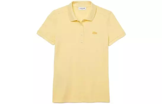 Рубашка поло женская желтая Lacoste