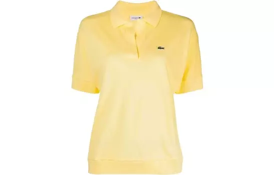 Рубашка поло женская желтая Lacoste
