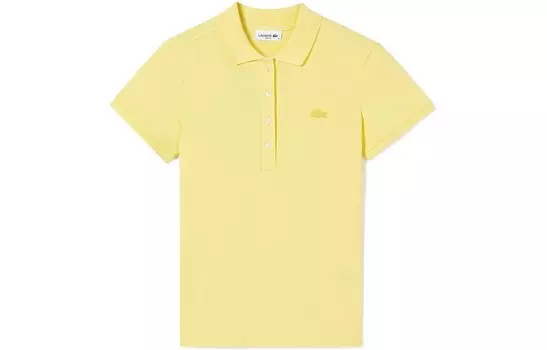 Рубашка поло женская желтая Lacoste