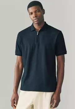 Рубашка поло ZIP NECK - REGULAR FIT Next, синий