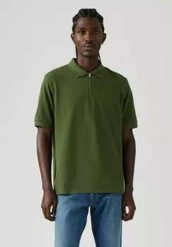 Рубашка поло ZIP POLO Levi's, зеленый