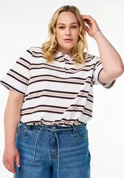 Рубашка поло Zizzi, белый