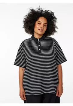 Рубашка поло Zizzi, черный