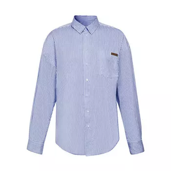 Рубашка полосатая Deep Breath с одним карманом, хаки