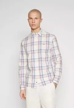 Рубашка POPLIN CHECK SHIRT Tommy Jeans, цвет ancient white