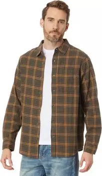 Рубашка Portland Organic Long Sleeve Flannel Hurley, цвет Cargo 1