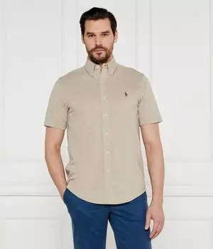 Рубашка потертая Polo Ralph Lauren, бежевый
