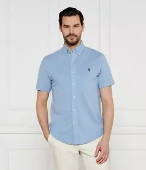 Рубашка потертая Polo Ralph Lauren, голубой