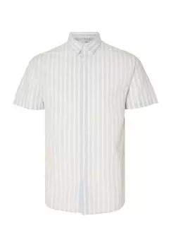 Рубашка повседневная, из льна, стандартного кроя, мужская SELECTED, цвет Cashmer